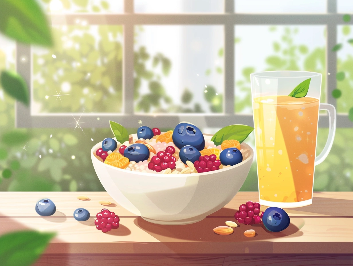 Здоровий сніданок для пенсіонерів